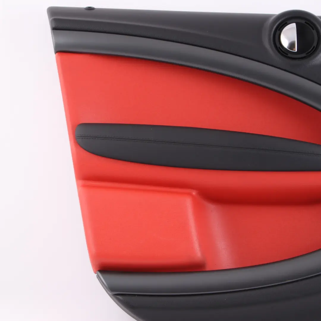 Front Left N/S Door Card Trim Panel Pure Red Anthracite to Mini Countryman R60 with Part number 9812165 Mini Countryman R60 Front Left N/S Door Card Trim Panel Pure Red Anthracite - SKU 9812165 - Part number 9812165