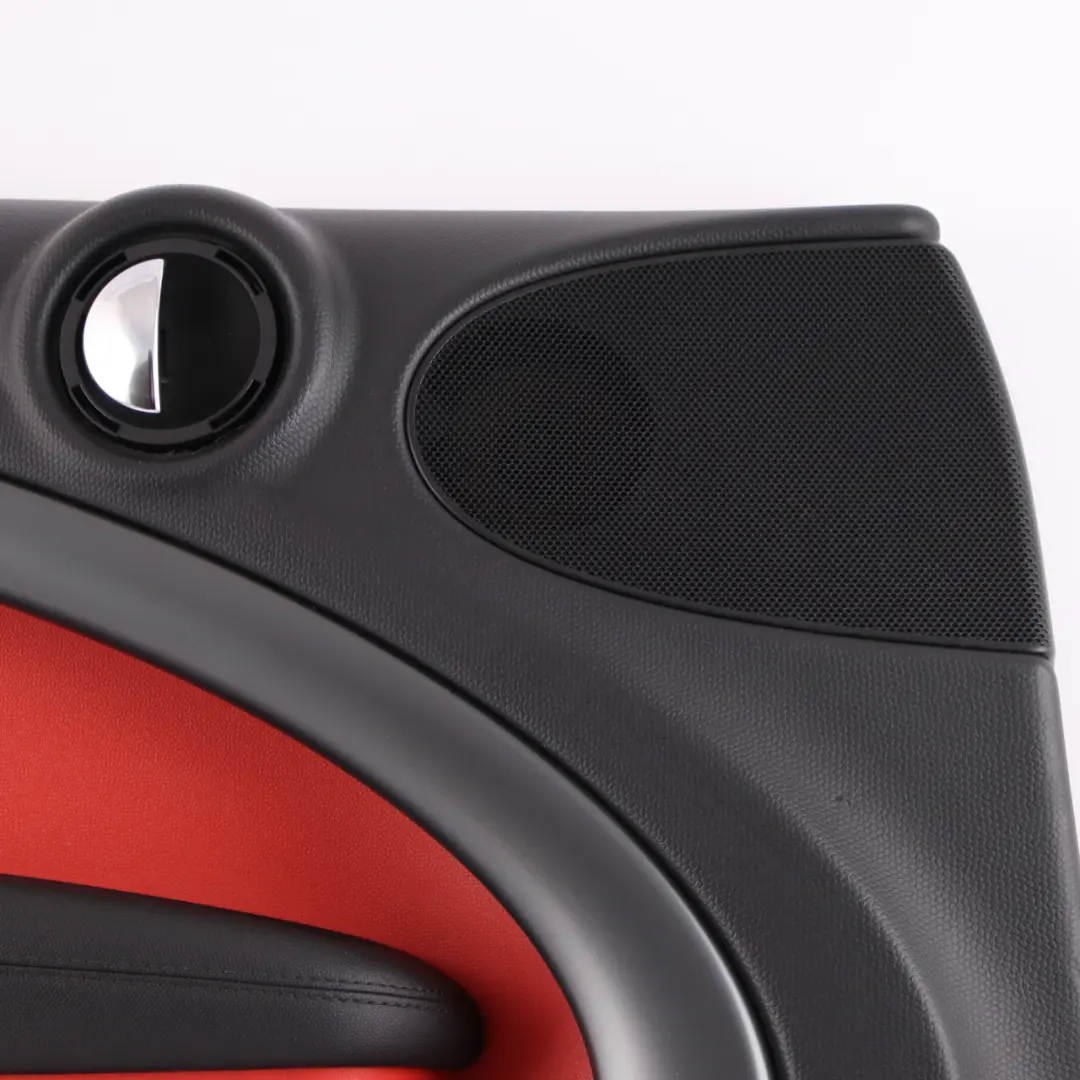 Front Left N/S Door Card Trim Panel Pure Red Anthracite to Mini Countryman R60 with Part number 9812165 Mini Countryman R60 Front Left N/S Door Card Trim Panel Pure Red Anthracite - SKU 9812165 - Part number 9812165