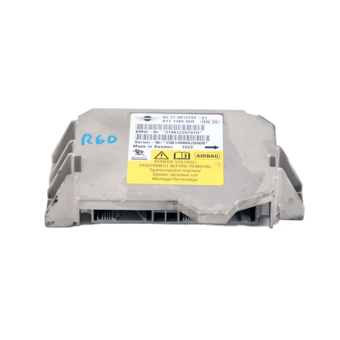Mini R55 R56 R57 Air Module ECU Control Unit Module - SKU 9812297 - Part number 9812297