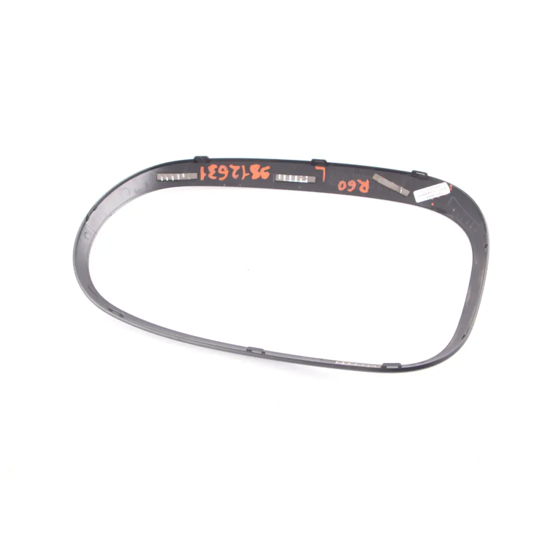 Mini Cooper R60 R61 Rear Lamp Trim Ring Piano Black Cover Left N/S - SKU 9812631 - Part number 9812631