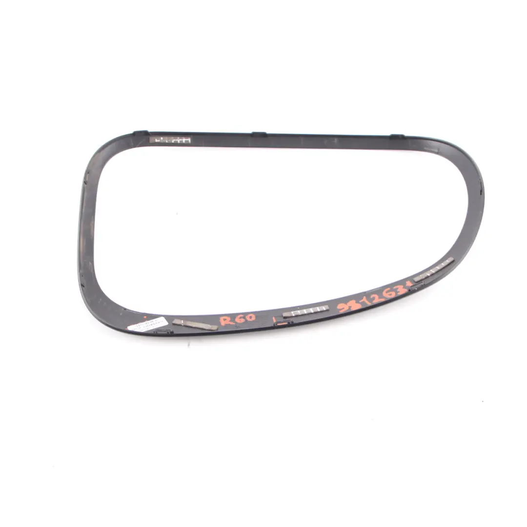 Lamp Trim Ring Piano Black Cover Left N/S to Mini Cooper R60 R61 Rear with Part number 9812631 Mini Cooper R60 R61 Rear Lamp Trim Ring Piano Black Cover Left N/S - SKU 9812631 - Part number 9812631