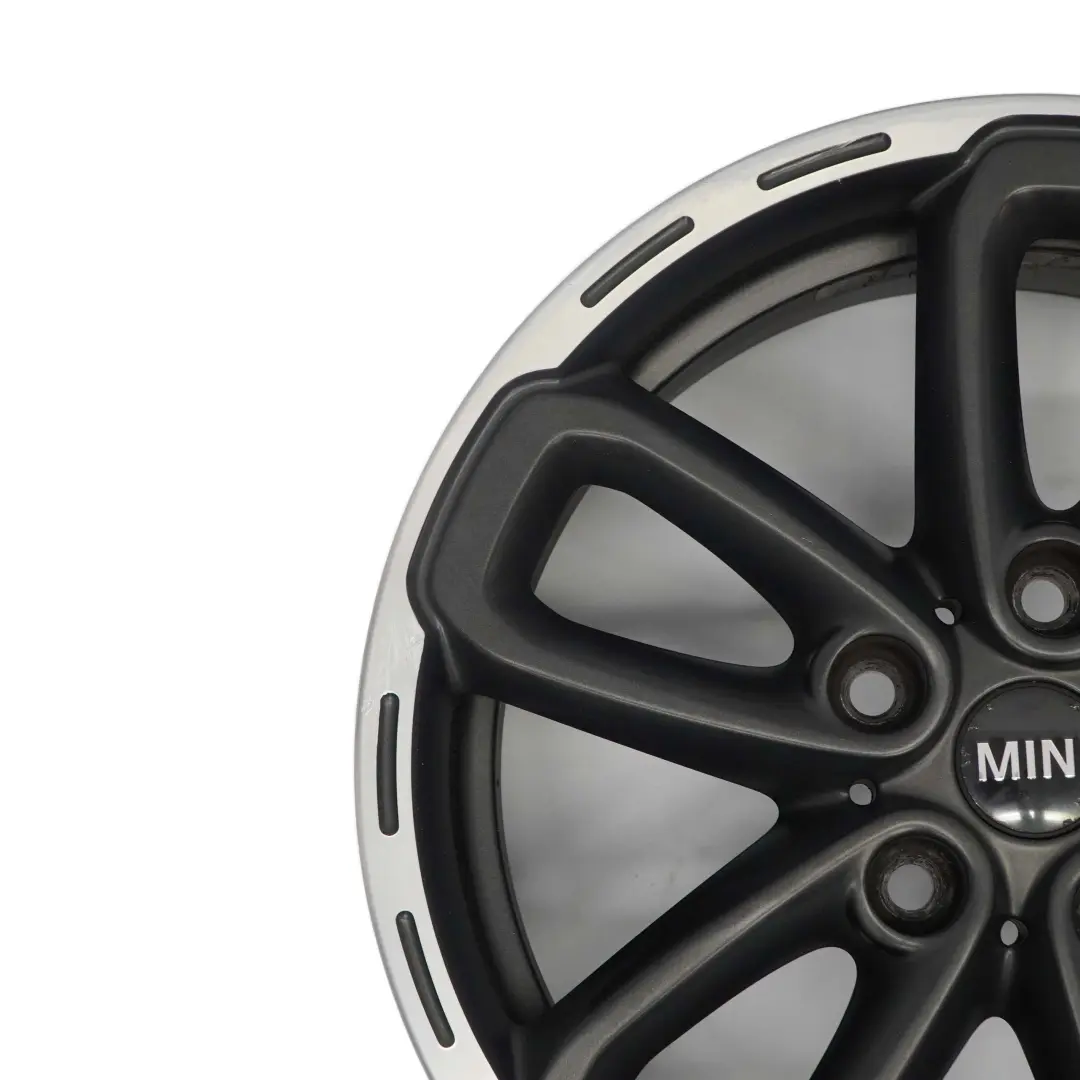 Anthracite Wheel Alloy Rim 17" 7J ET:50 Triangle Spoke 141 to Mini R60 R61 with Part number 9812676 Mini R60 R61 Anthracite Wheel Alloy Rim 17" 7J ET:50 Triangle Spoke 141 - SKU 9812676-1 - Part number 9812676