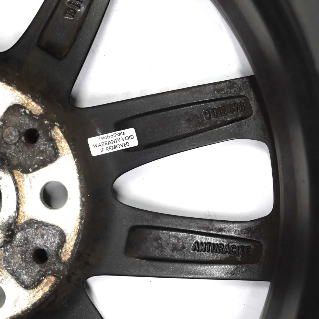 Mini R60 R61 Anthracite Wheel Alloy Rim 17" 7J ET:50 Triangle Spoke 141 - SKU 9812676-1 - Part number 9812676