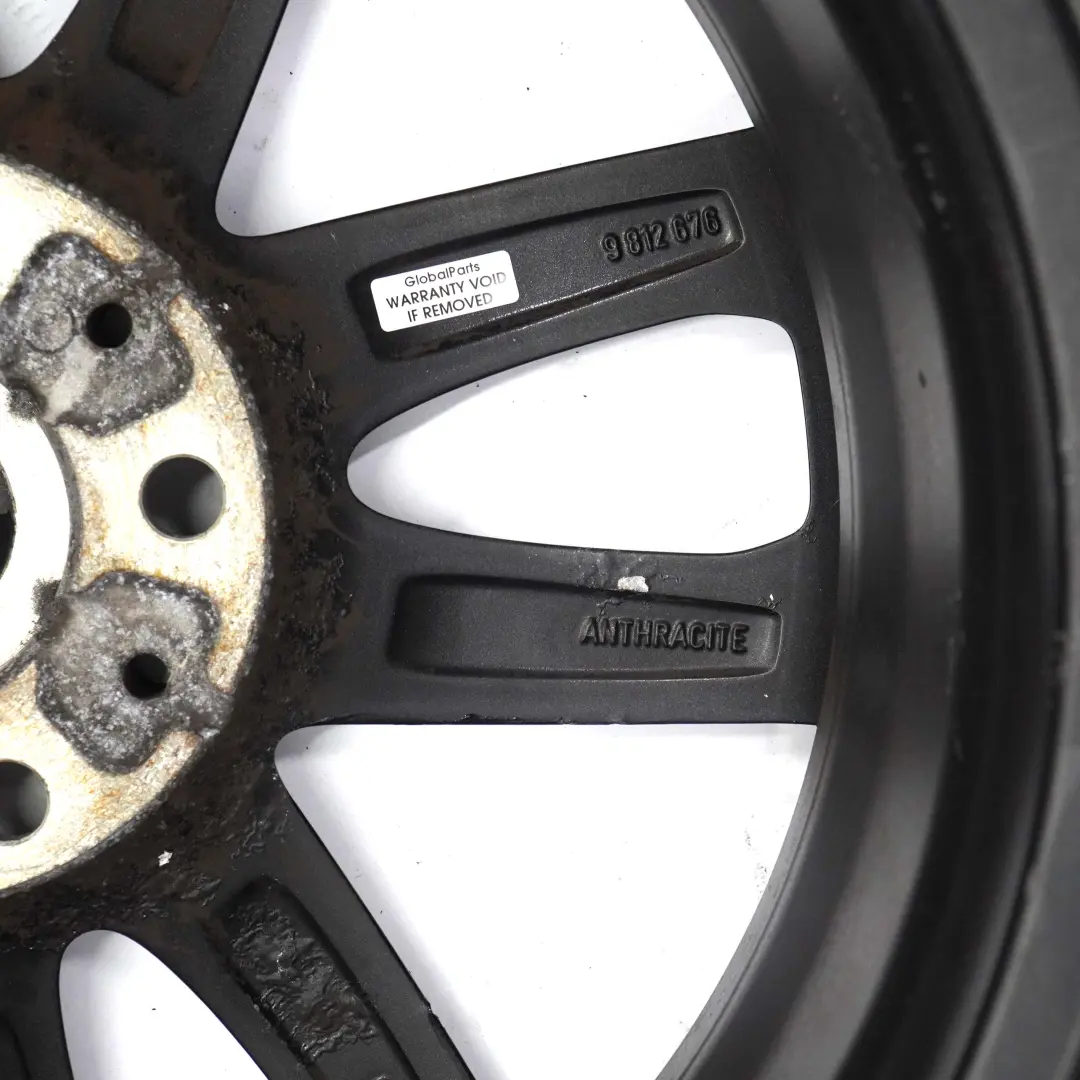 Mini R60 E61 Antracite Cerchio In Lega 17" 7J Et:50 Triangle Spoke 141 - SKU 9812676-2 - Numero di parte 9812676