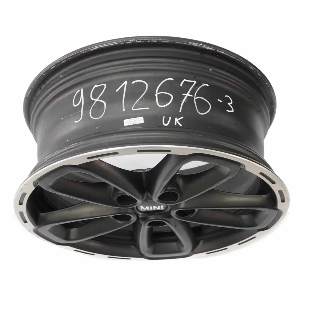 Anthracite Wheel Alloy Rim 17" 7J ET:50 Triangle Spoke 141 to Mini R60 E61 with Part number 9812676 Mini R60 E61 Anthracite Wheel Alloy Rim 17" 7J ET:50 Triangle Spoke 141 - SKU 9812676-3 - Part number 9812676