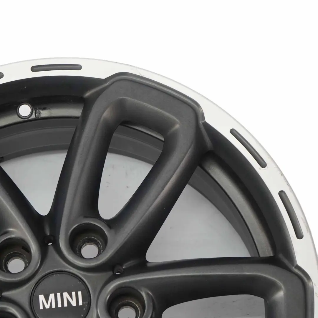 Anthracite Wheel Alloy Rim 17" 7J ET:50 Triangle Spoke 141 to Mini R60 E61 with Part number 9812676 Mini R60 E61 Anthracite Wheel Alloy Rim 17" 7J ET:50 Triangle Spoke 141 - SKU 9812676-3 - Part number 9812676
