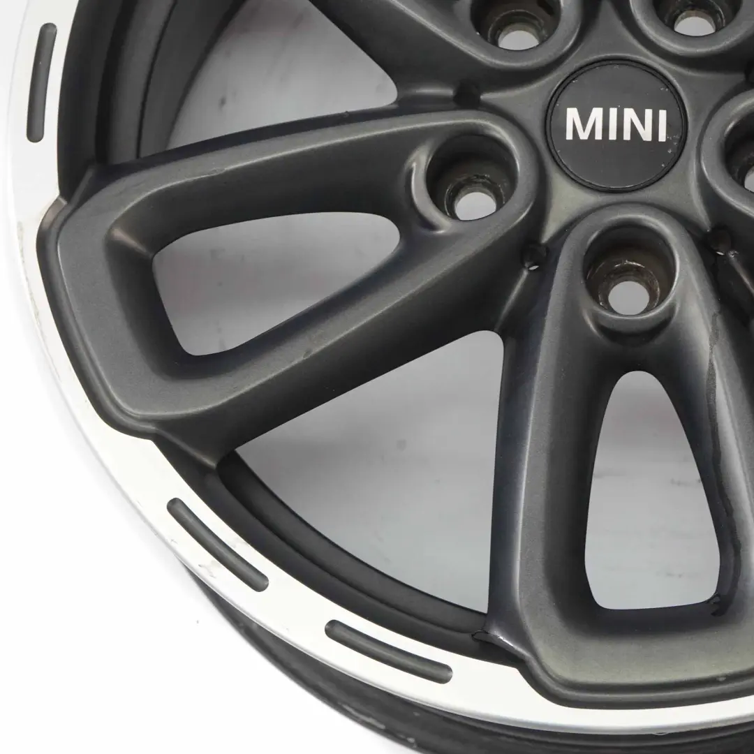Anthracite Wheel Alloy Rim 17" 7J ET:50 Triangle Spoke 141 to Mini R60 E61 with Part number 9812676 Mini R60 E61 Anthracite Wheel Alloy Rim 17" 7J ET:50 Triangle Spoke 141 - SKU 9812676-3 - Part number 9812676