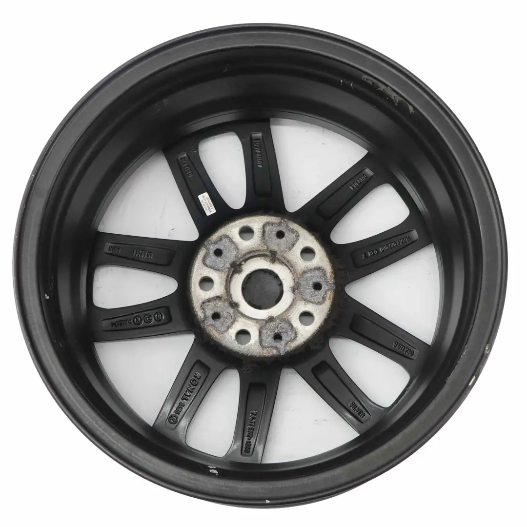 Anthracite Wheel Alloy Rim 17" 7J ET:50 Triangle Spoke 141 to Mini R60 E61 with Part number 9812676 Mini R60 E61 Anthracite Wheel Alloy Rim 17" 7J ET:50 Triangle Spoke 141 - SKU 9812676-3 - Part number 9812676