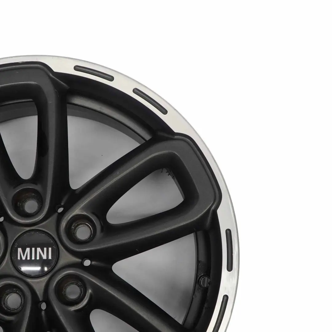 Anthracite Wheel Alloy Rim 17" 7J ET:50 Triangle Spoke 141 to Mini R60 E61 with Part number 9812676 Mini R60 E61 Anthracite Wheel Alloy Rim 17" 7J ET:50 Triangle Spoke 141 - SKU 9812676-4 - Part number 9812676