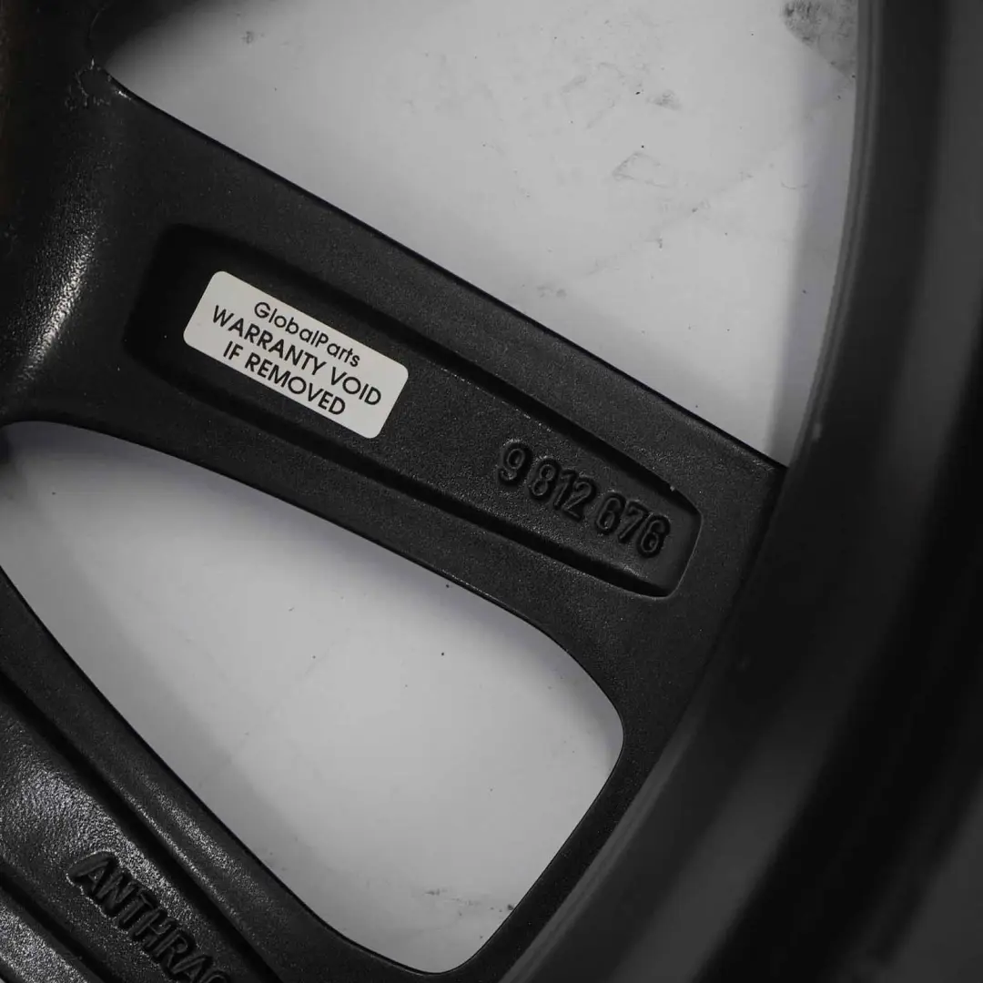 Anthracite Wheel Alloy Rim 17" 7J ET:50 Triangle Spoke 141 to Mini R60 E61 with Part number 9812676 Mini R60 E61 Anthracite Wheel Alloy Rim 17" 7J ET:50 Triangle Spoke 141 - SKU 9812676-4 - Part number 9812676