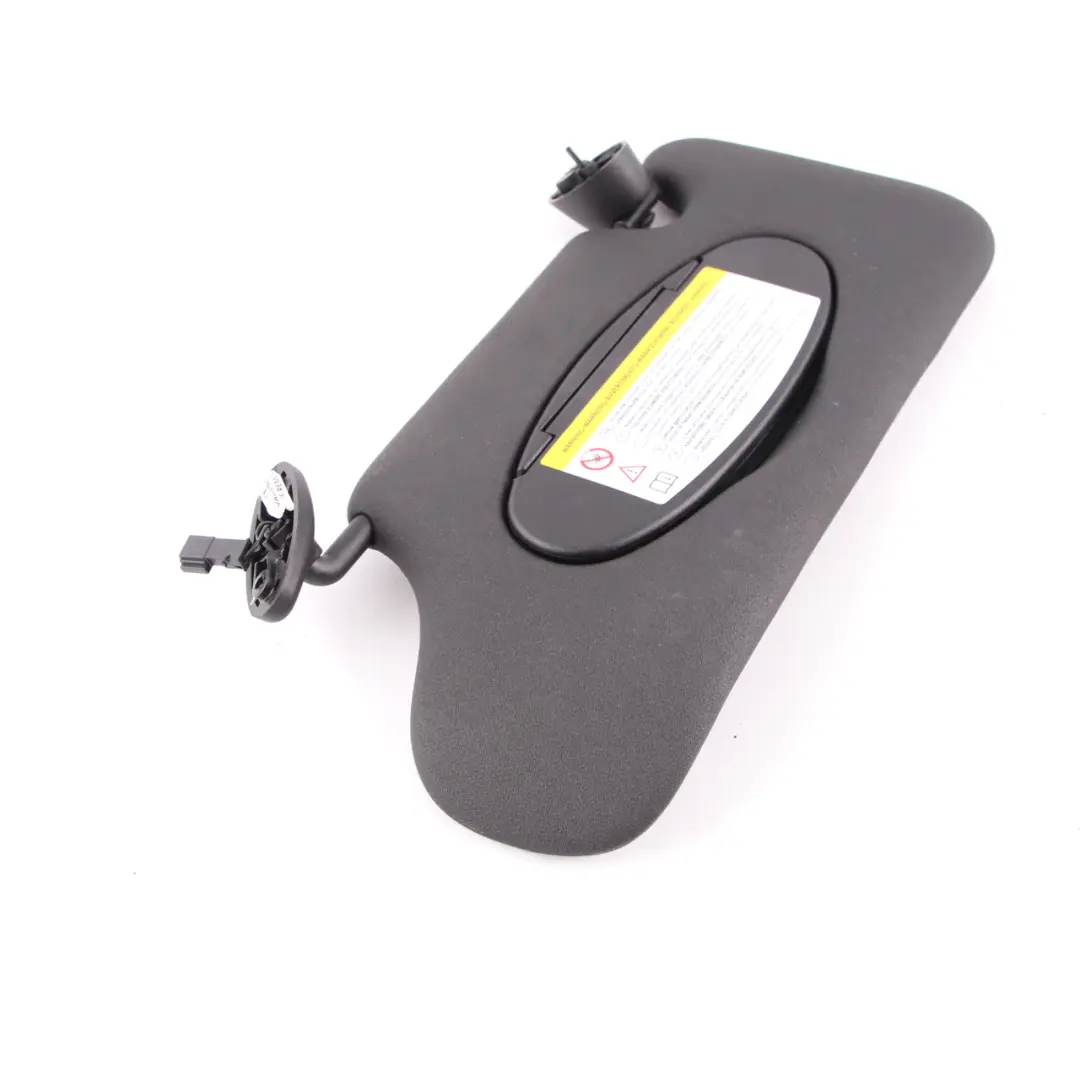 Mini R60 Visiera parasole con illuminazione specchietto nero sinistra - SKU 9812691 - Numero di parte 9812691