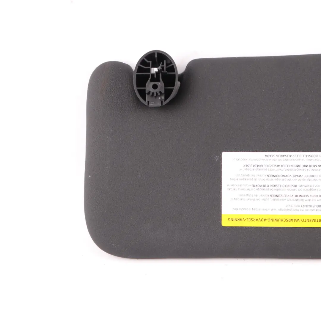 Mini R60 Visiera parasole con illuminazione specchietto nero sinistra - SKU 9812691 - Numero di parte 9812691