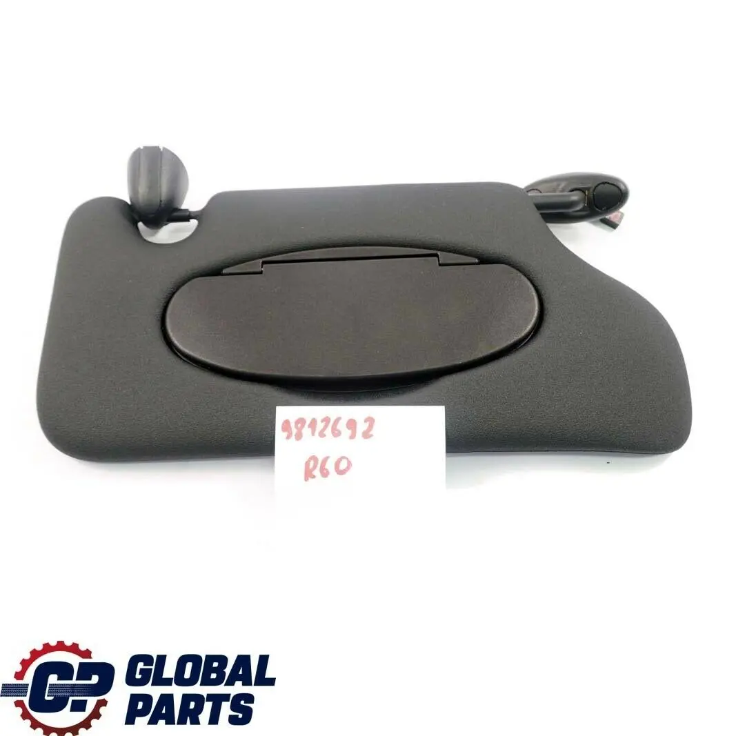 Parasol Con Espejo Derecho Luz Carbono Negro para Mini Countryman R60 con número de pieza 9812692 Mini Countryman R60 Parasol Con Espejo Derecho Luz Carbono Negro - SKU 9812692 - Número de pieza 9812692