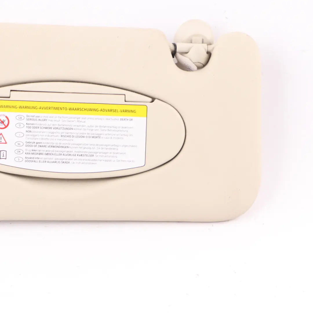 Mini Countryman R60 Sun Visor Mirror Illumination Light Beige Left N/S - SKU 9812693-1 - Part number 9812693