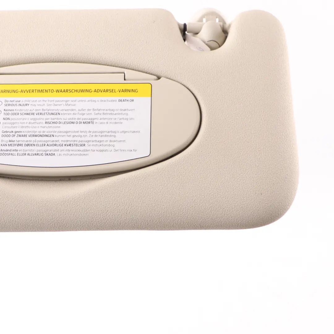 Mini Countryman R60 Sun Visor Mirror Illumination Light Beige Left N/S - SKU 9812693-1 - Part number 9812693