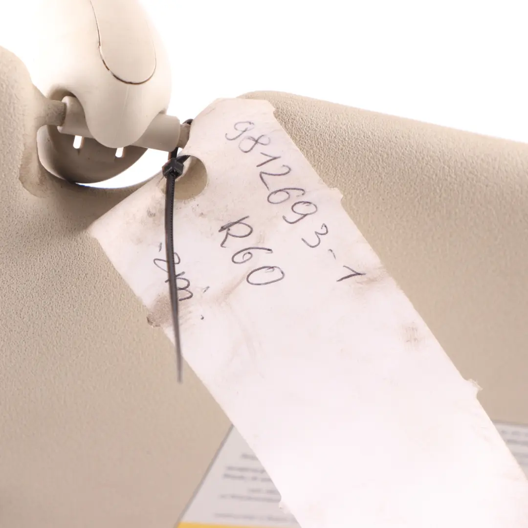 Mini Countryman R60 Sun Visor Mirror Illumination Light Beige Left N/S - SKU 9812693-1 - Part number 9812693