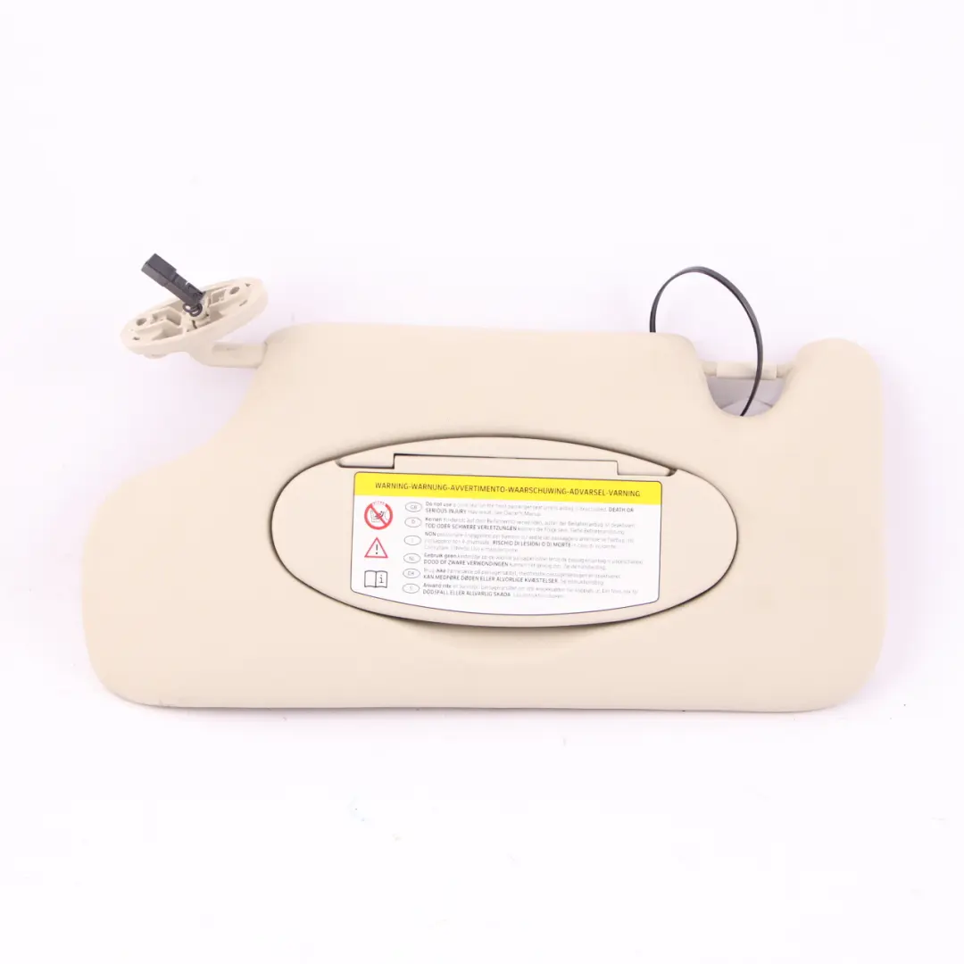 Mini Countryman R60 Sun Visor With Mirror Illumination Light Beige Left - SKU 9812693 - Part number 9812693