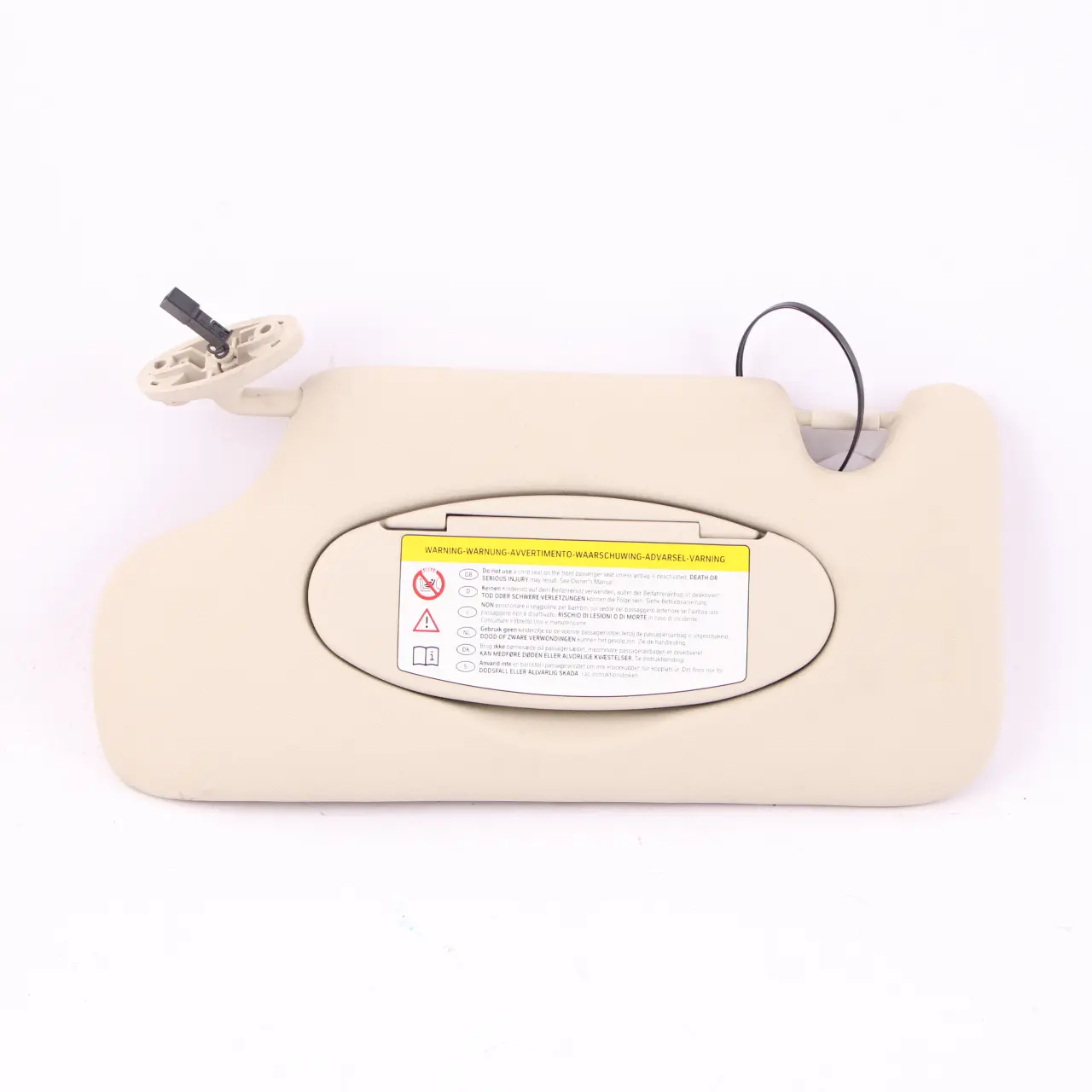 Mini Countryman R60 Sun Visor With Mirror Illumination Light Beige Left 9812693