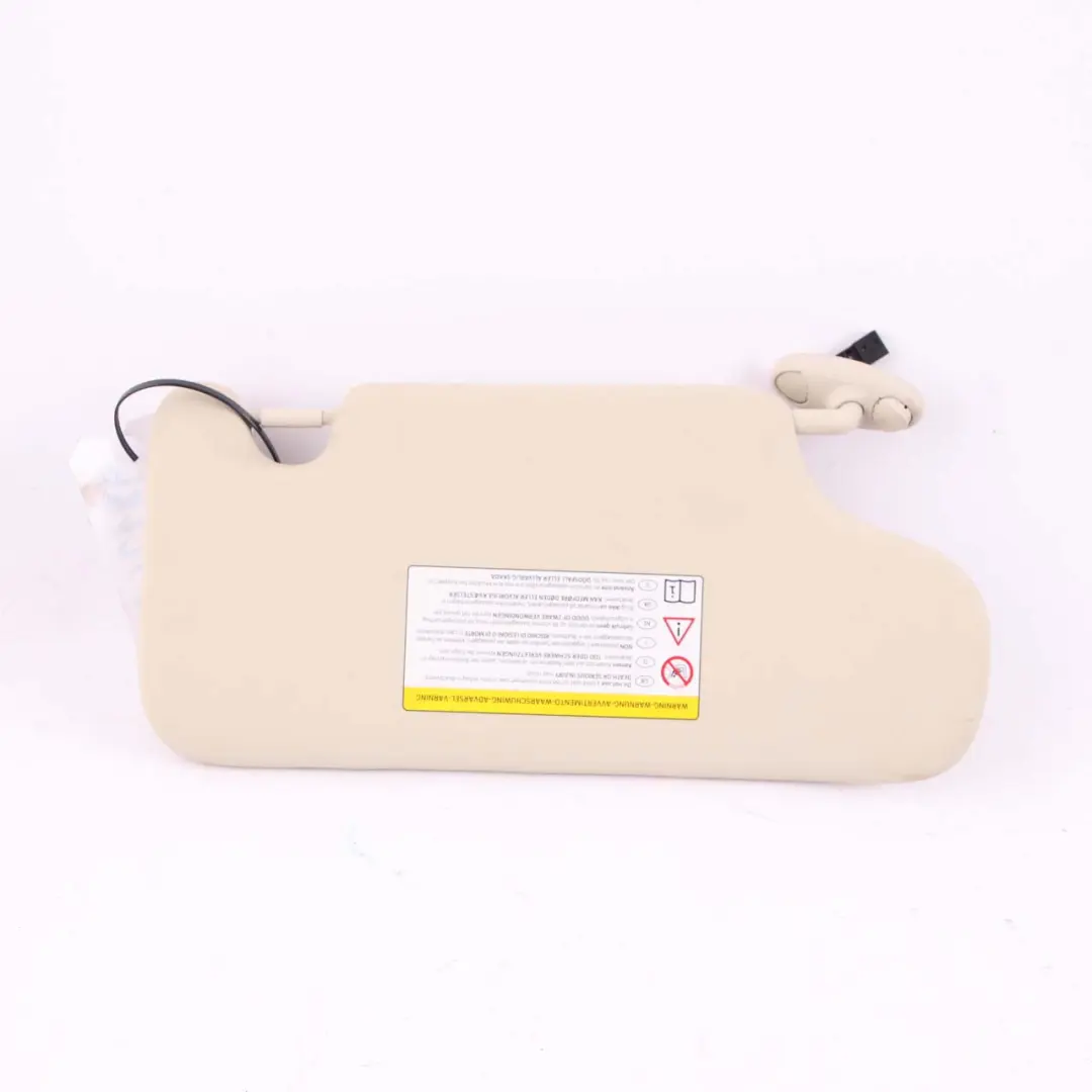 Mini Countryman R60 Sun Visor With Mirror Illumination Light Beige Left - SKU 9812693 - Part number 9812693