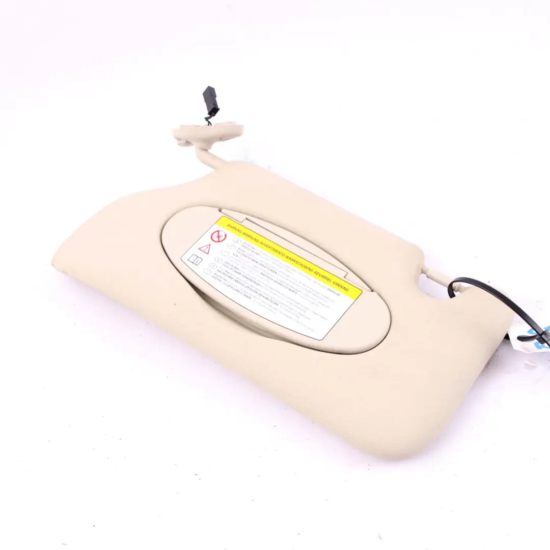 Mini Countryman R60 Sun Visor With Mirror Illumination Light Beige Left - SKU 9812693 - Part number 9812693