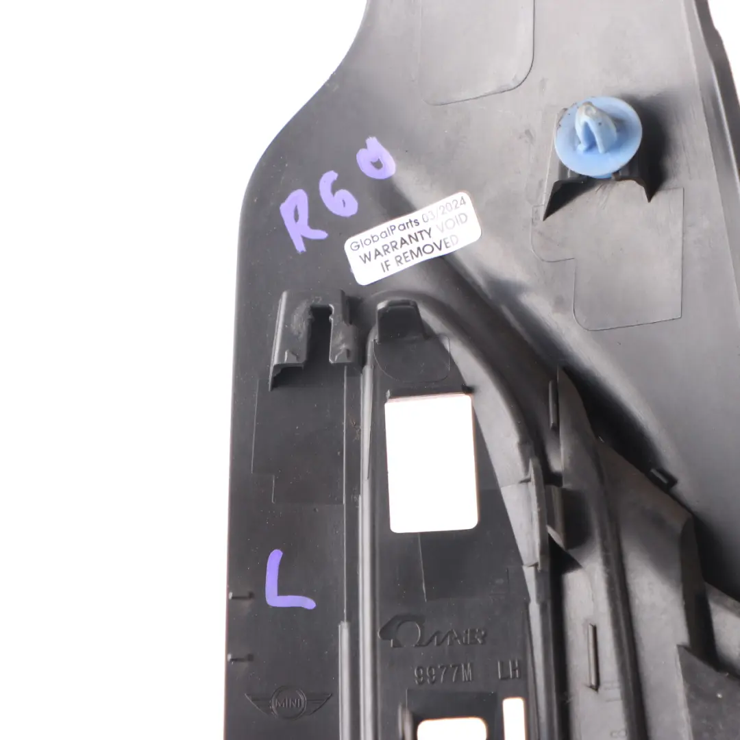 Mini R60 R61 Direction Turn Side Indicator Carrier Trim Left N/S Black - SKU 9812905 - Part number 9812905