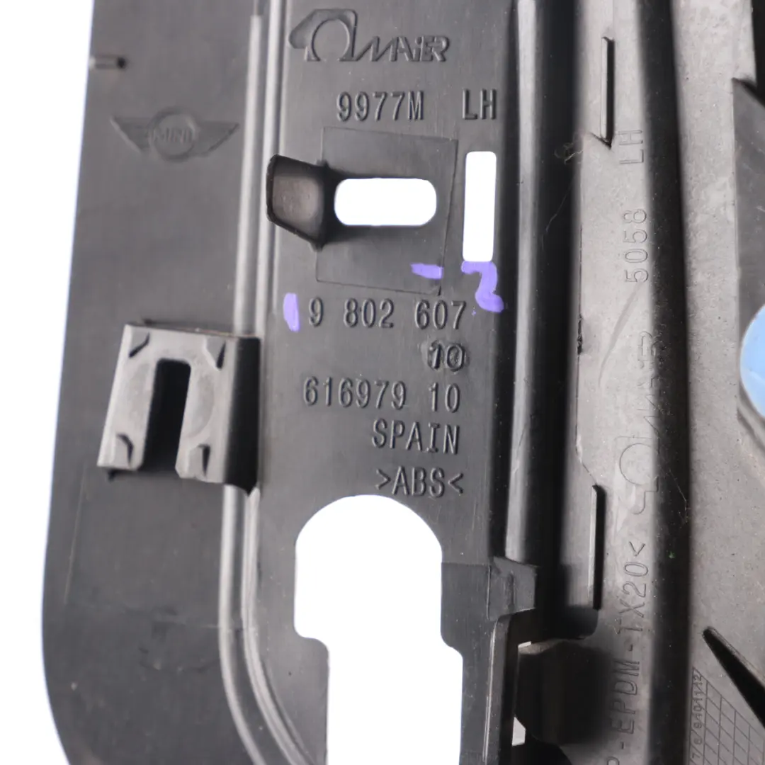 Mini R60 R61 Direction Turn Side Indicator Carrier Trim Left N/S Black - SKU 9812905 - Part number 9812905