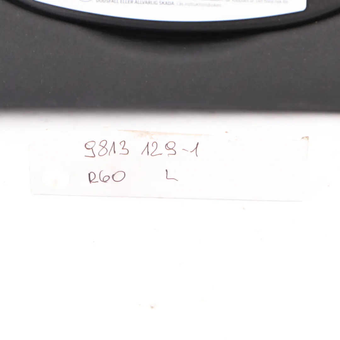 Mini Countryman R60 Sun Visor Left N/S Mirror Panel Label Light Carbon Black - SKU 9813129-1 - Part number 9813129