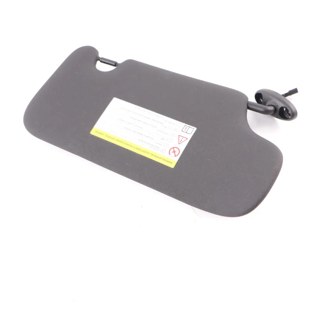 Mini Countryman R60 Sun Visor Left N/S Mirror Panel Label Light Carbon Black - SKU 9813129-1 - Part number 9813129