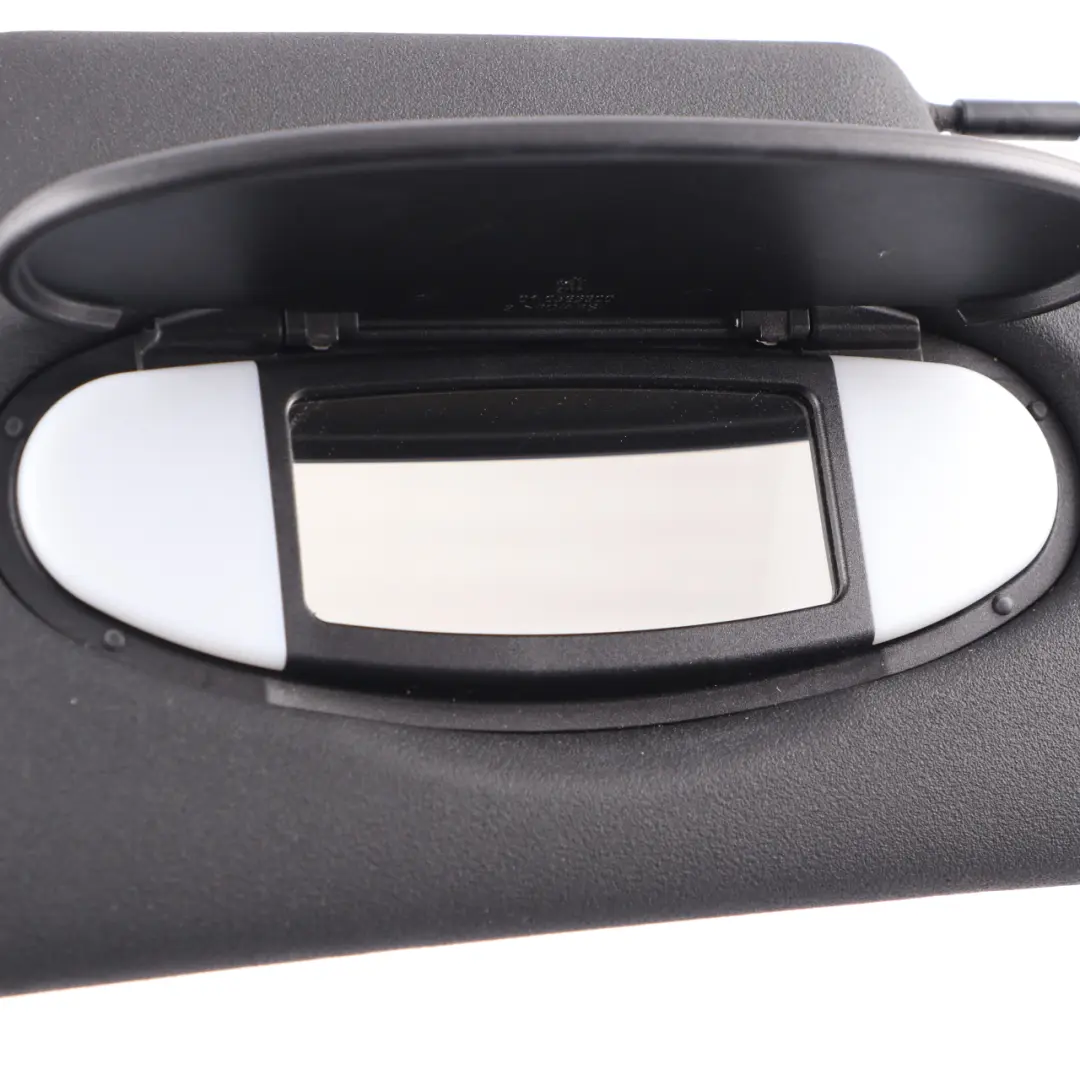 Sun Visor Left N/S Mirror Panel Label Light Carbon Black to Mini Countryman R60 with Part number 9813129 Mini Countryman R60 Sun Visor Left N/S Mirror Panel Label Light Carbon Black - SKU 9813129-1 - Part number 9813129