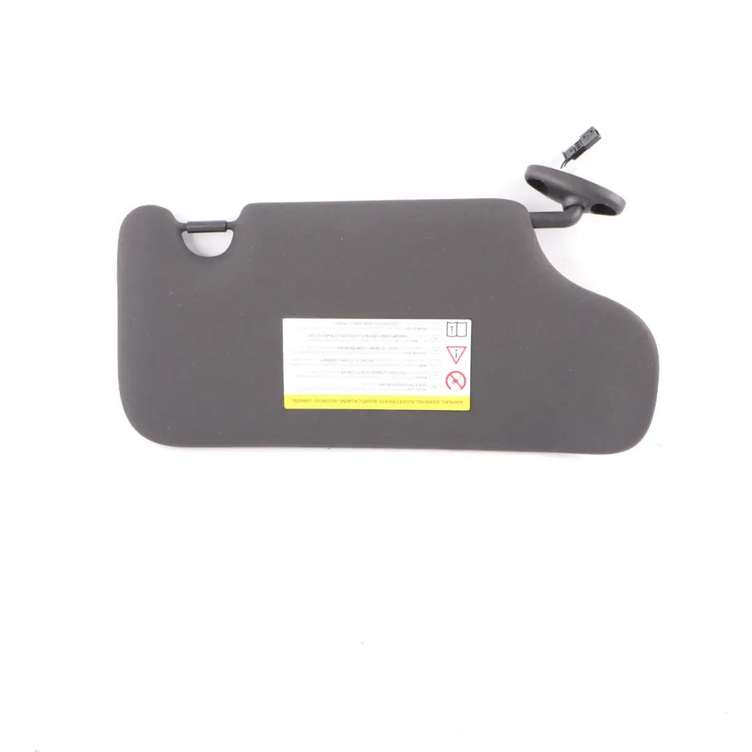 Sun Visor Left N/S Mirror Panel Label Light Carbon Black to Mini Countryman R60 with Part number 9813129 Mini Countryman R60 Sun Visor Left N/S Mirror Panel Label Light Carbon Black - SKU 9813129-1 - Part number 9813129
