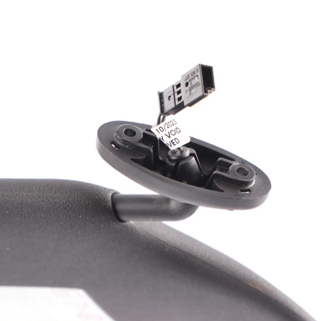 Mini R60 Izquierda Visera parasol Espejo Con Etiqueta Luz Negro Carbono - SKU 9813129-1 - Número de pieza 9813129
