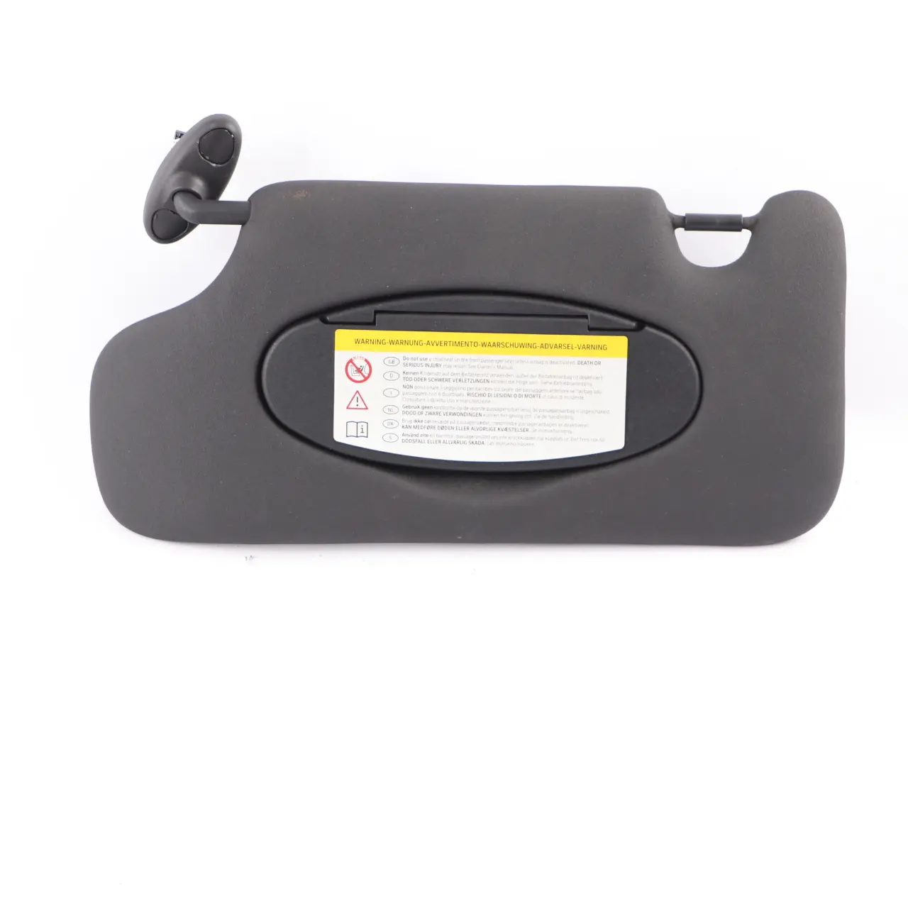 Mini Countryman R60 Visiera Parasole Sinistra Specchio Etichetta Luce Carbonio