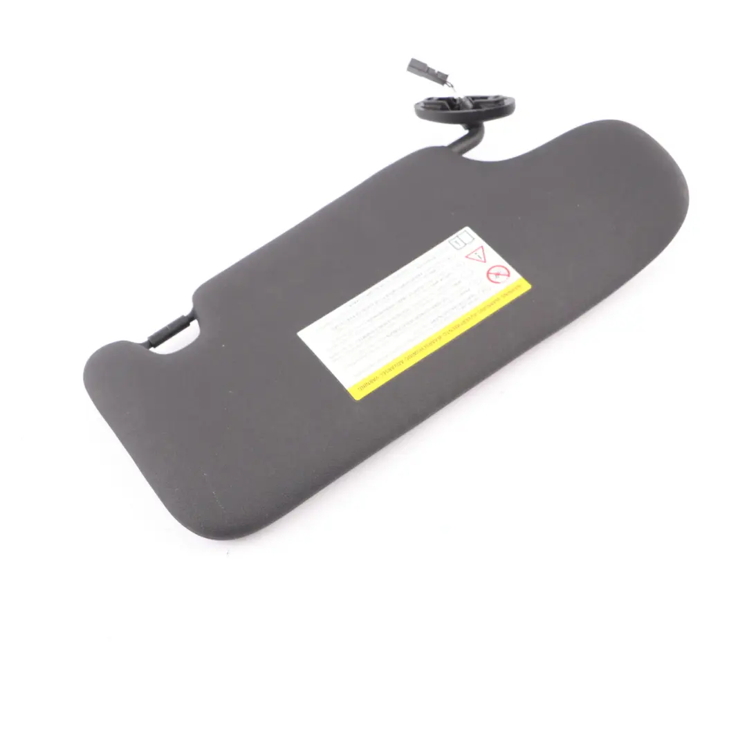 Mini Countryman R60 Sun Visor Left N/S Mirror Panel Label Light Carbon Black - SKU 9813129-2 - Part number 9813129