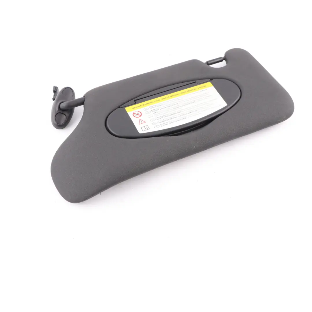 Mini Countryman R60 Sun Visor Left N/S Mirror Panel Label Light Carbon Black - SKU 9813129-2 - Part number 9813129