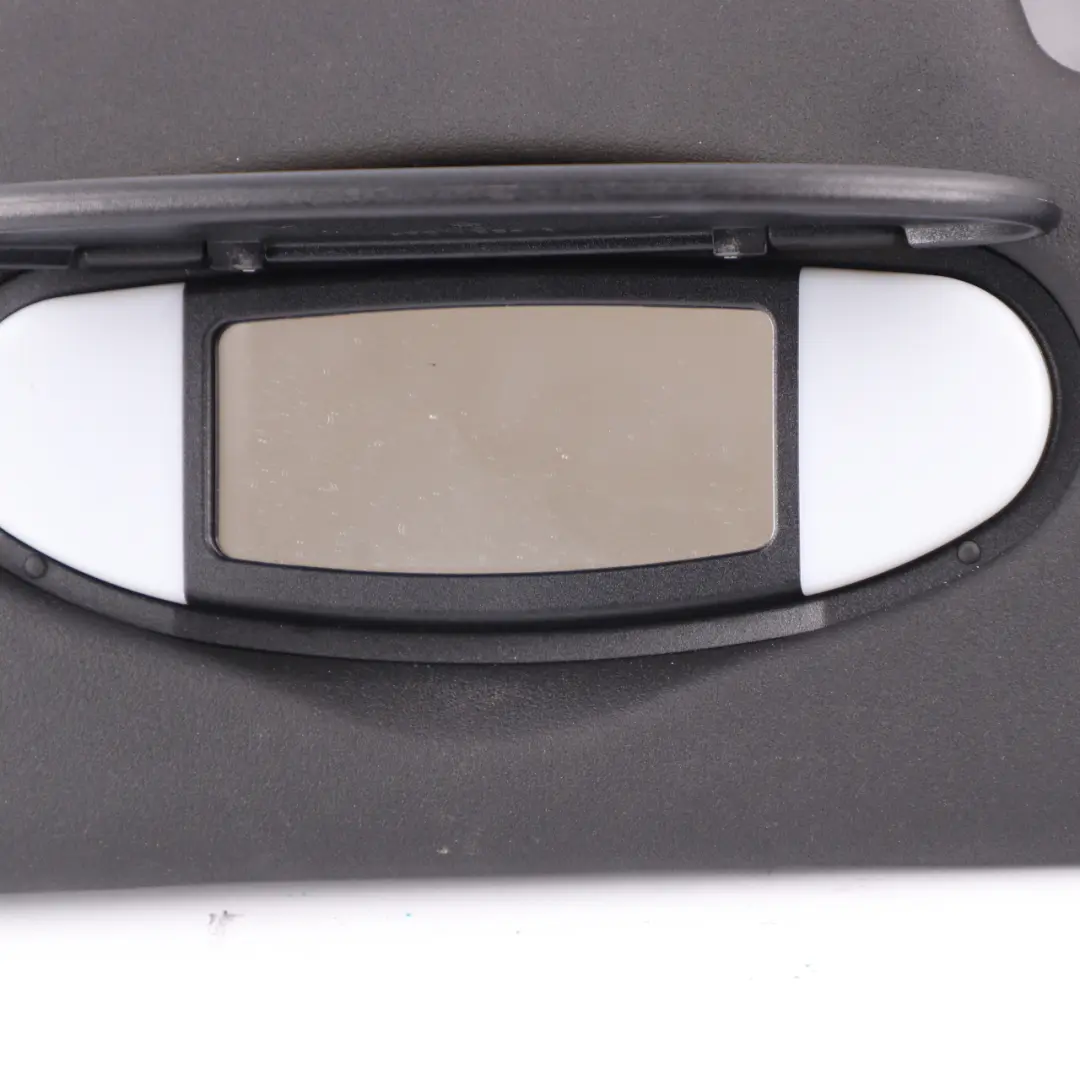 Mini Countryman R60 Sun Visor Left N/S Mirror Panel Label Light Carbon Black - SKU 9813129-2 - Part number 9813129