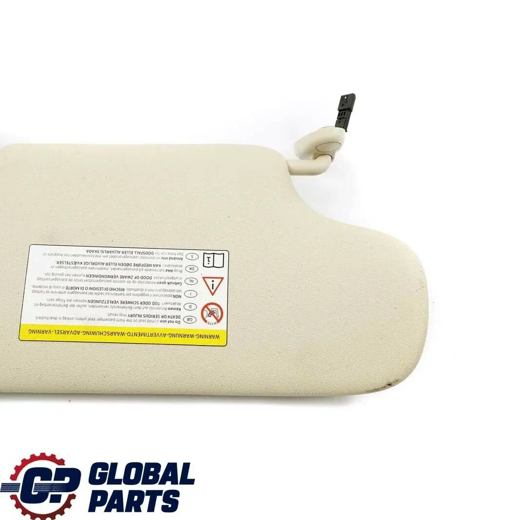  *BMW Mini Countryman R60 Sonnenblende Mit Label Links Light Hell Beige - SKU 9813131-1 - Teilenummer 9813131