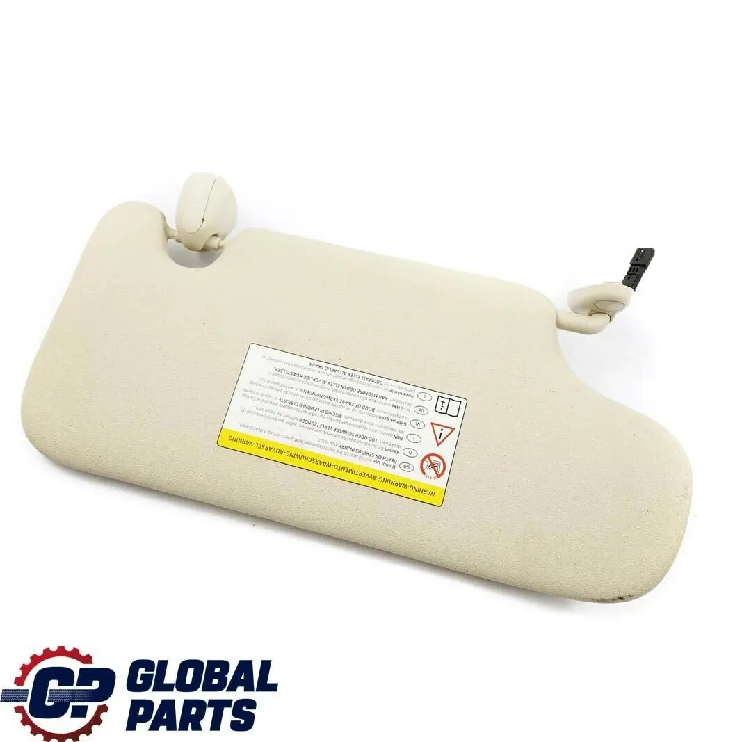  *BMW Mini Countryman R60 Sonnenblende Mit Label Links Light Hell Beige - SKU 9813131-1 - Teilenummer 9813131