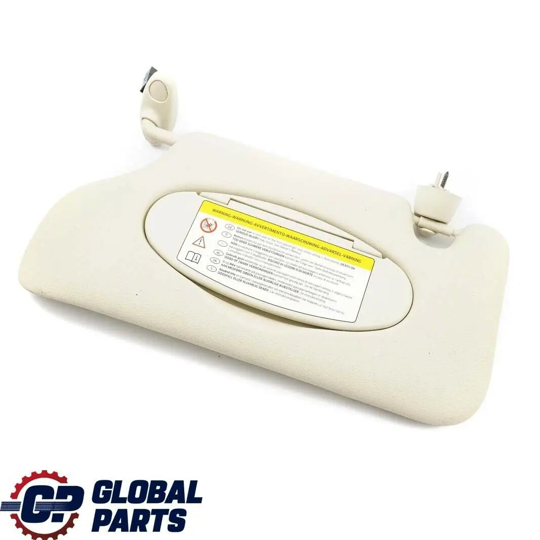 Mini Cooper One R60 Left Countryman N/S Sun Visor With Label Mirror Light Beige - SKU 9813131-1 - Part number 9813131