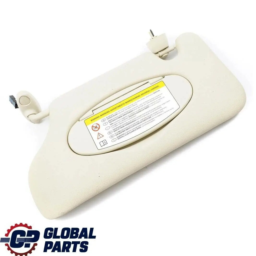 Mini Cooper One R60 Left Countryman N/S Sun Visor With Label Mirror Light Beige - SKU 9813131-1 - Part number 9813131