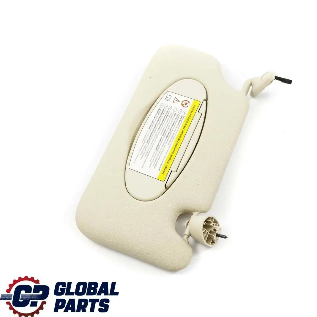 Lewa Osłona Przeciwsłoneczna Daszek Beige do Mini R60 o numerze 9813131 Mini R60 Lewa Osłona Przeciwsłoneczna Daszek Beige - SKU 9813131-1 - Numer Części 9813131