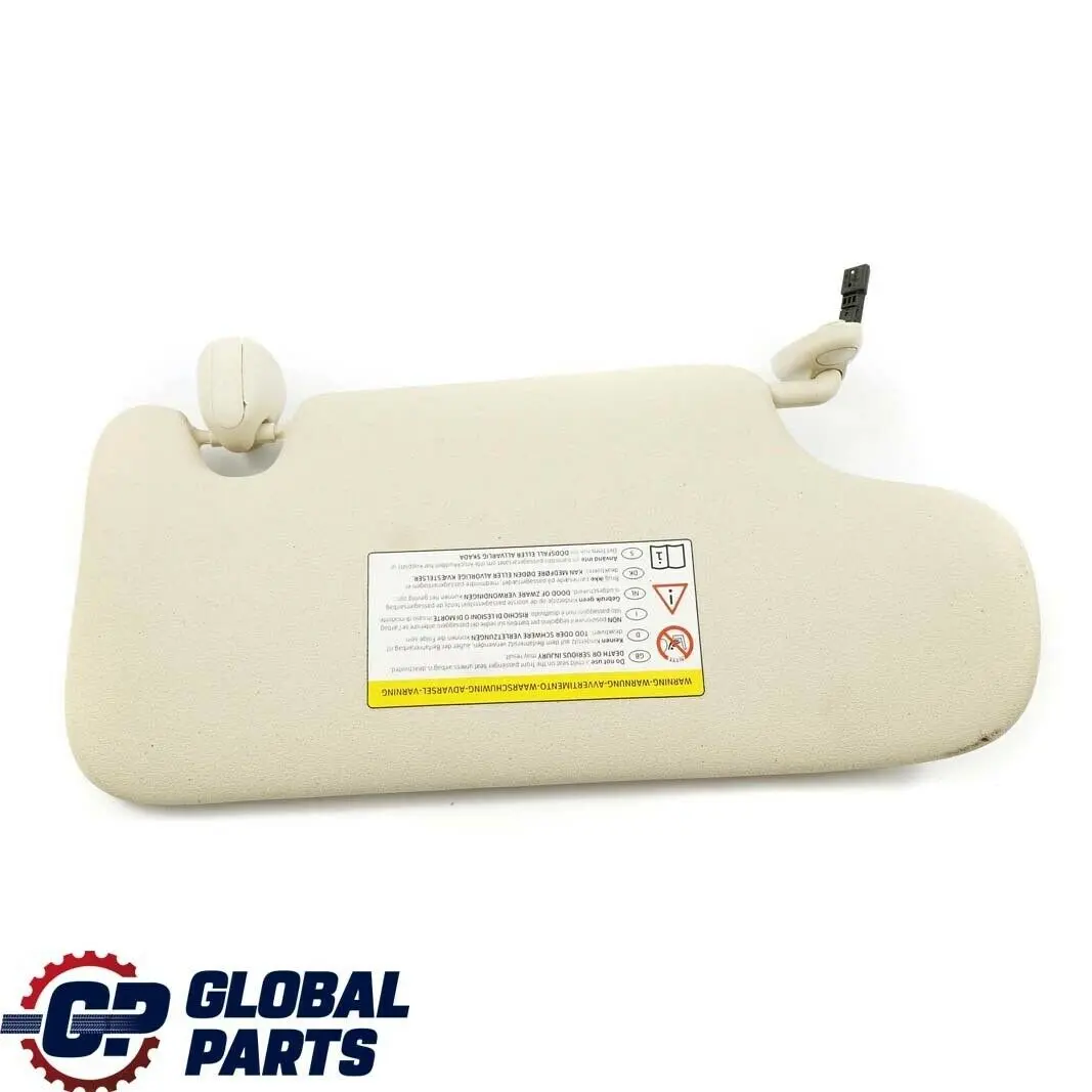  *BMW Mini Countryman R60 Sonnenblende Mit Label Links Light Hell Beige - SKU 9813131-1 - Teilenummer 9813131