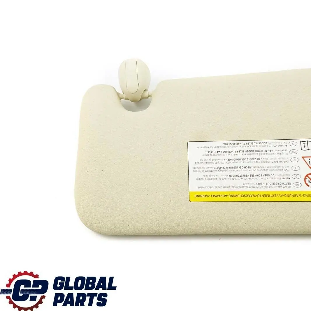Mini Cooper One R60 Left Countryman N/S Sun Visor With Label Mirror Light Beige - SKU 9813131-1 - Part number 9813131