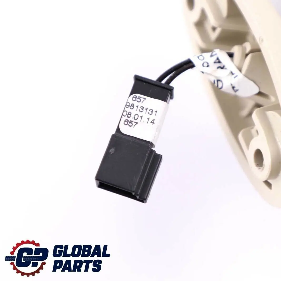 Mini R60 Osłona Przeciwsłoneczna Daszek Lewy Beżowy - SKU 9813131-4 - Numer Części 9813131