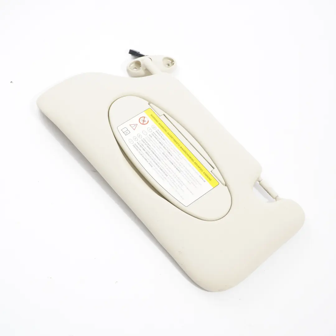 Mini R60 Visiera Parasole Sinistra Etichetta Coprispecchietto Beige chiaro - SKU 9813131-4 - Numero di parte 9813131