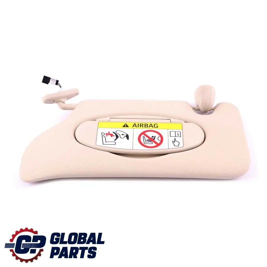 Mini Countryman R60 Sun Visor With Label Mirror Left N/S Light Beige 9813131