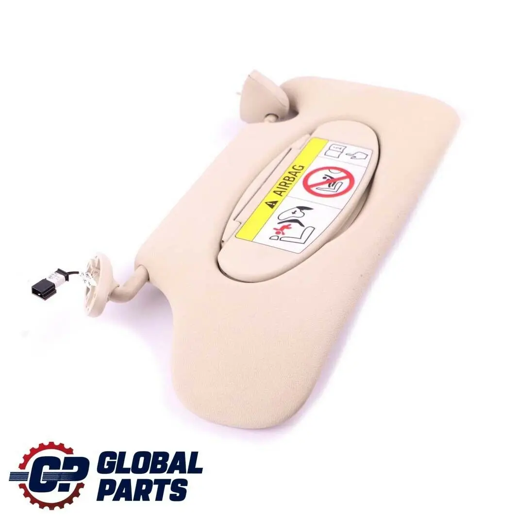 Sun Visor With Label Mirror Left N/S Light Beige to Mini Countryman R60 with Part number 9813131 Mini Countryman R60 Sun Visor With Label Mirror Left N/S Light Beige - SKU 9813131 - Part number 9813131