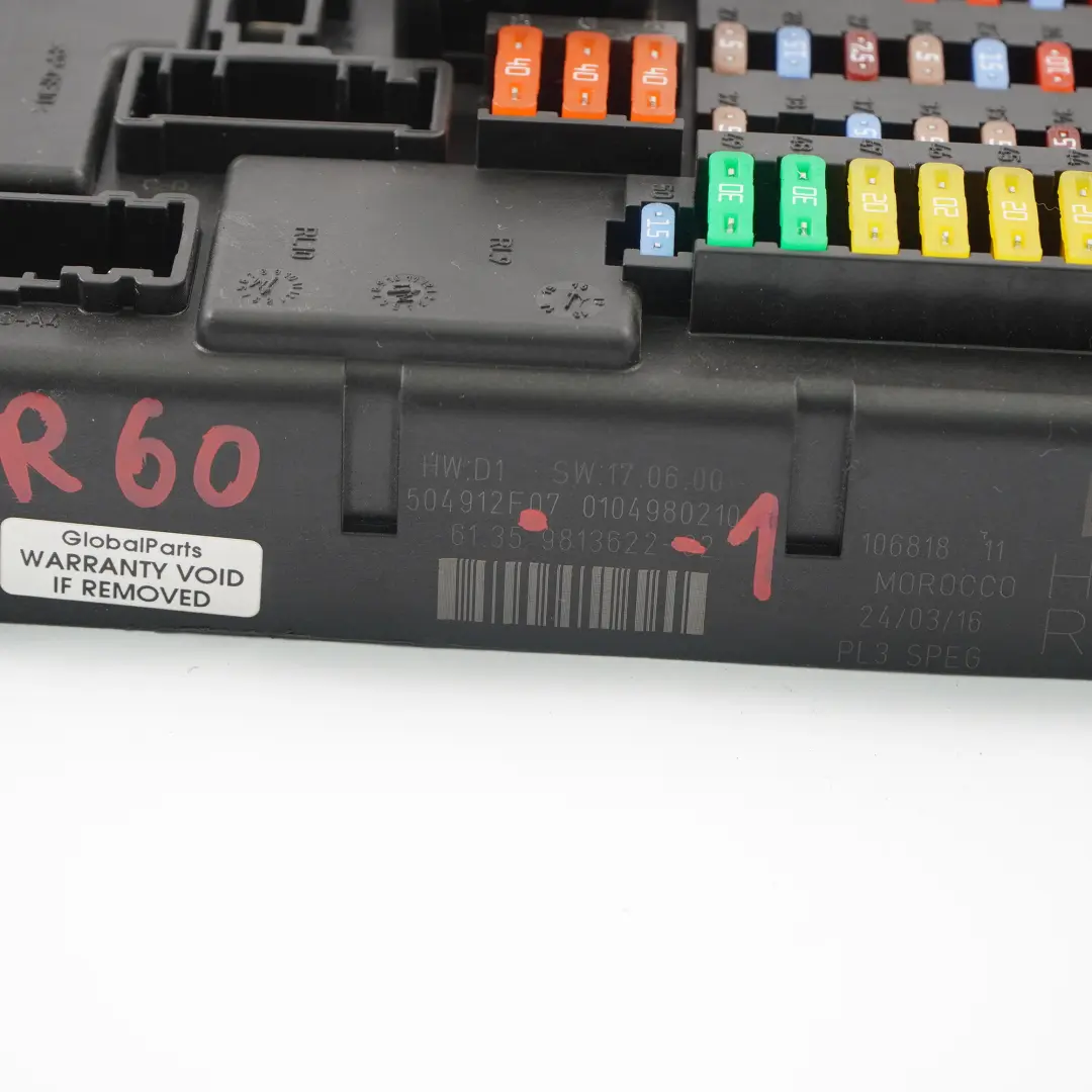 Fuse Distribution Box Mini Countryman R60 Electrical SPEG High - SKU 9813622-1 - Part number 9813622