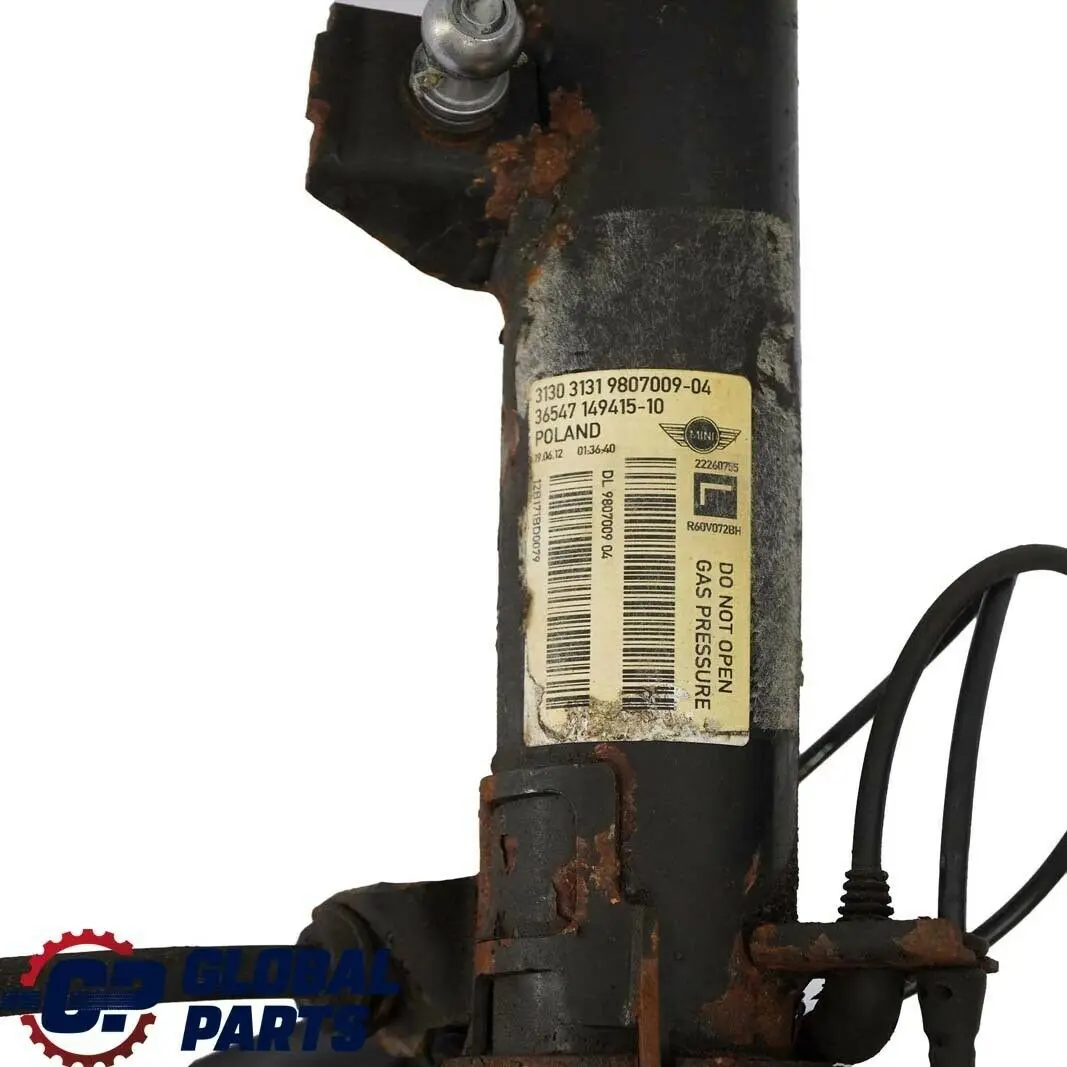 Mini R60 Countryman Delantero Izquierdo Freno Suspension Bujes Amortiguador - SKU 9813653 - Número de pieza 9813653