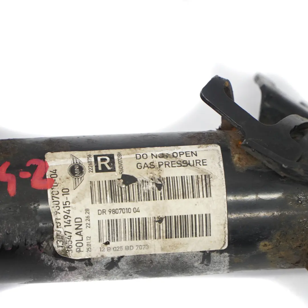 Spring Strut Mini R60 Countryman Front Right O/S Suspension Shock Absorber - SKU 9813654-2 - Part number 9813654