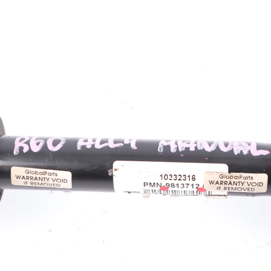 Antriebswelle Ausgangswelle vorne rechts Schaltgetriebe für Mini R60 ALL4 mit Teilenummer 9813712 Mini R60 ALL4 Antriebswelle Ausgangswelle vorne rechts Schaltgetriebe - SKU 9813712 - Teilenummer 9813712